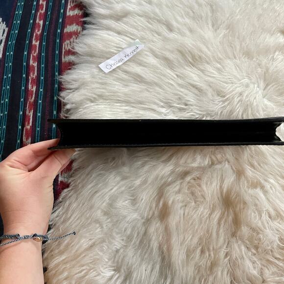 Louis Vuitton Pochette Homme Epi Black Leather Clutch Vintage Pouch Bag - Picture 4 of 14